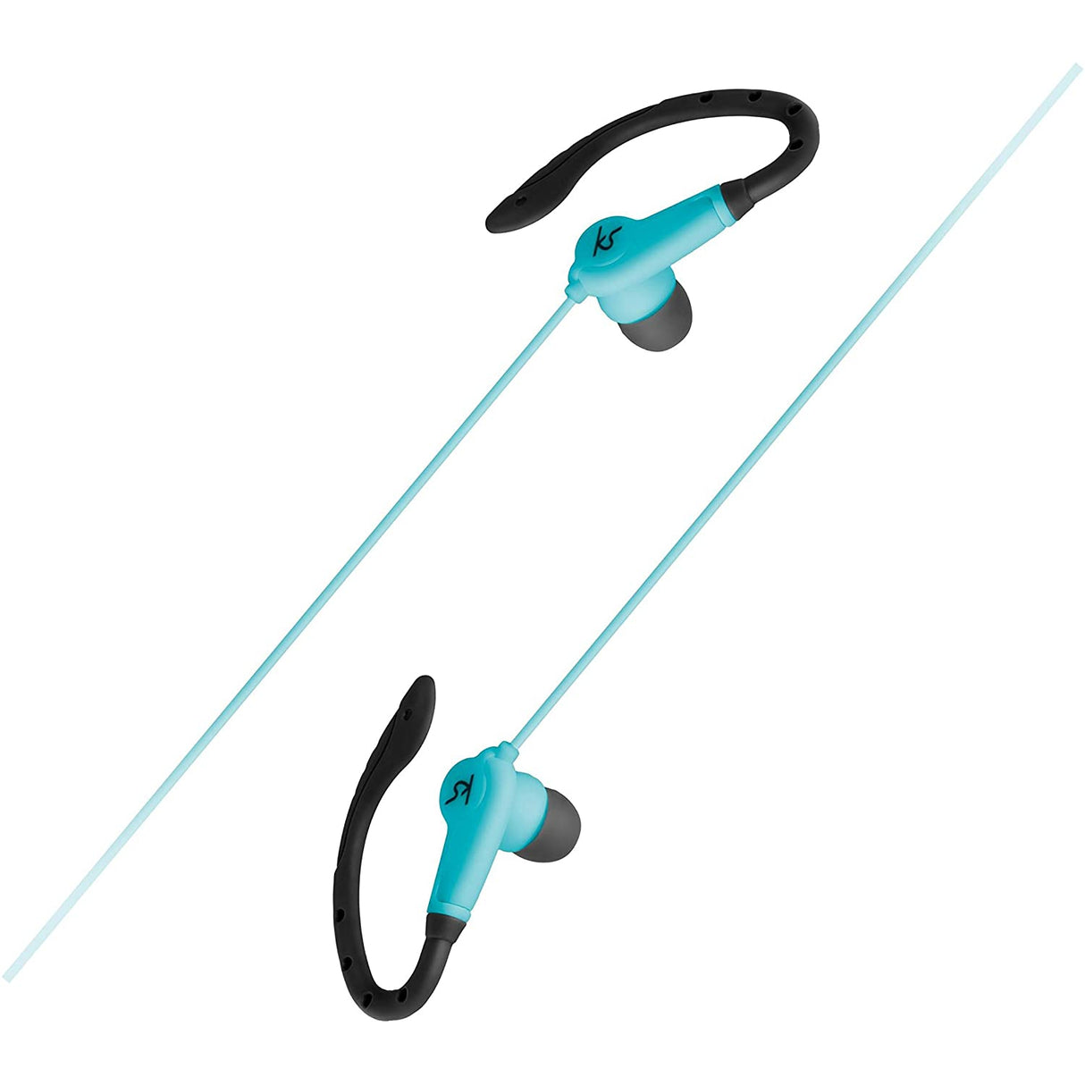 KitSound Exert Wired Sports Earphones - With Microphone