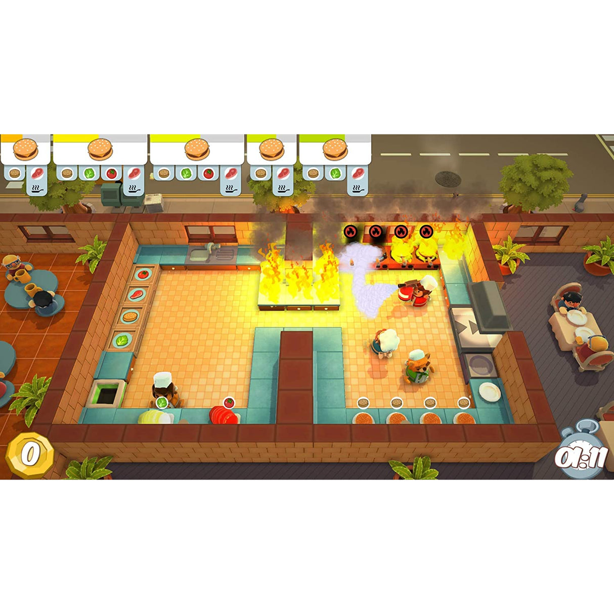 Overcooked! + Overcooked! 2 (PS4)