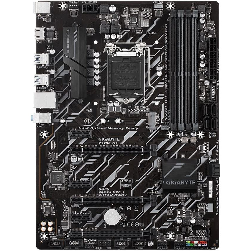 Gigabyte Intel Z370P D3 Ultra Durable Atx Motherboard with CrossFire Support