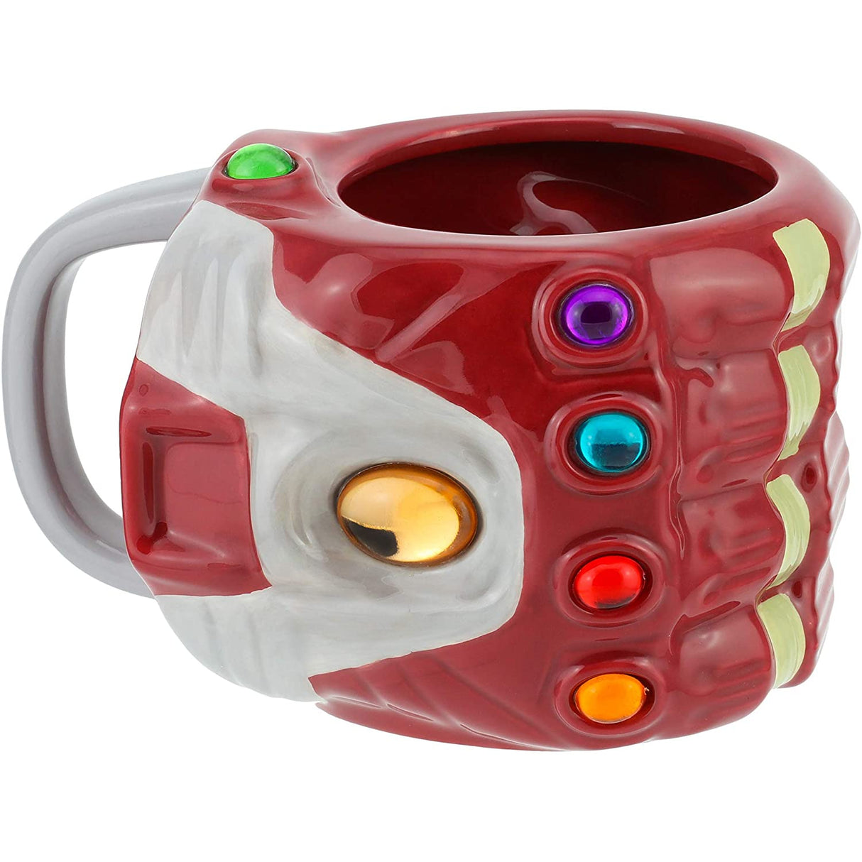 Nano Gauntlet Shaped Marvel Avengers: Endgame, 3D Oversized Ceramic Drinking Mug Tea Coffee, Dolomite