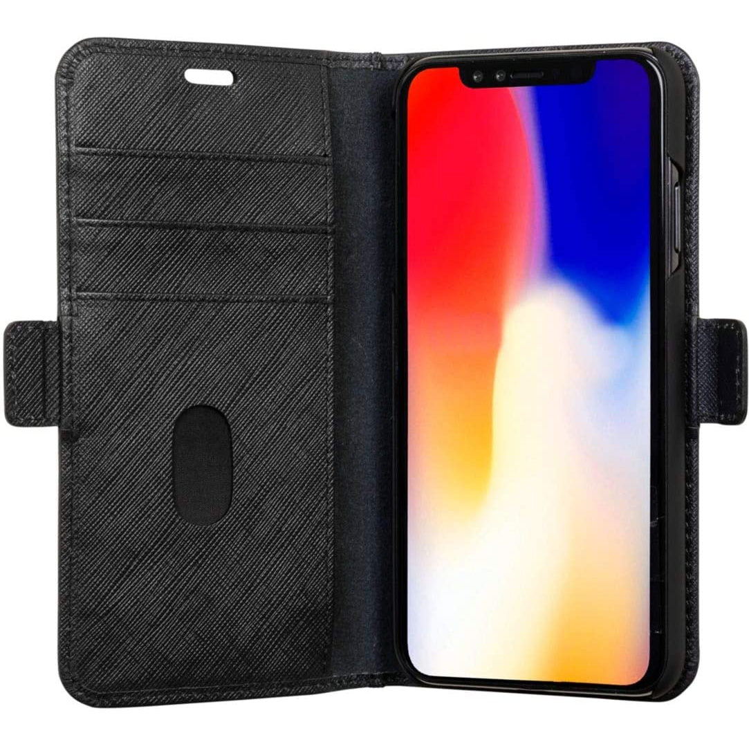 Dbramante1928 Mode 2 in 1 Wallet and Magnetic Case for iPhone X/XS - Night Black