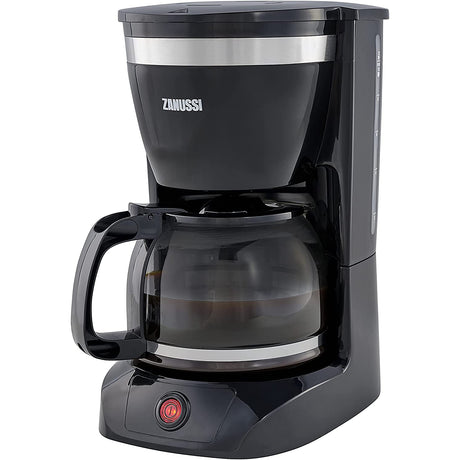 Zanussi ZCM-1859 1.25L Filter Coffee Maker - Black - New