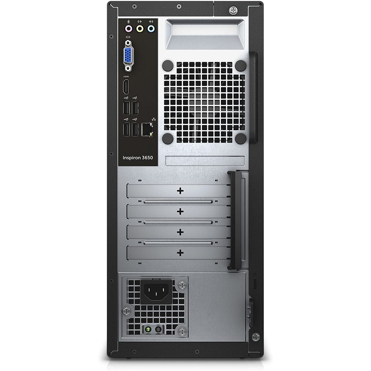Dell Inspiron 3650 Tower Desktop Computer, Intel Core i3 6100, 8GB Ram, 500GB HDD, Windows 10, Black