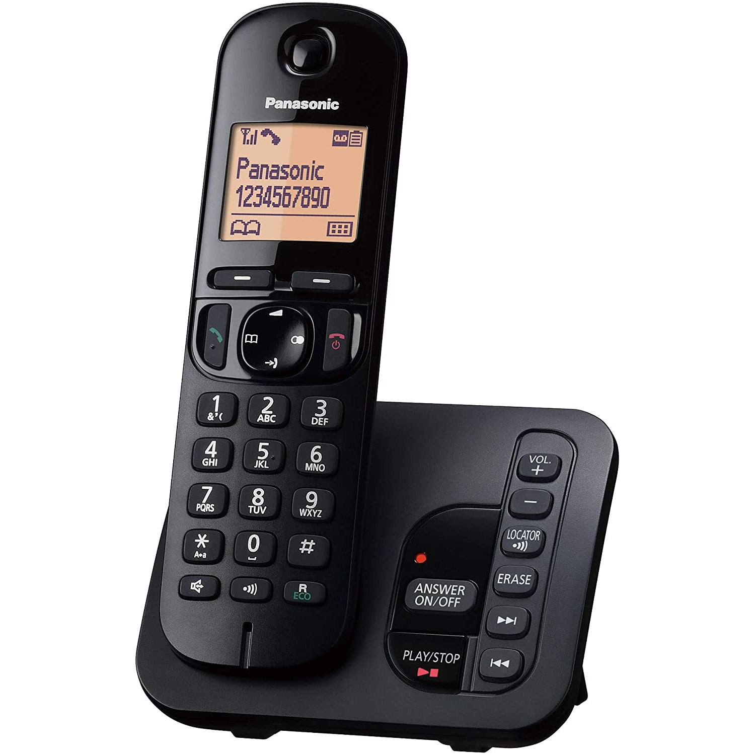 Panasonic KX-TGC220EB DECT Cordless Phone with Answering Machine - Refurbished Good