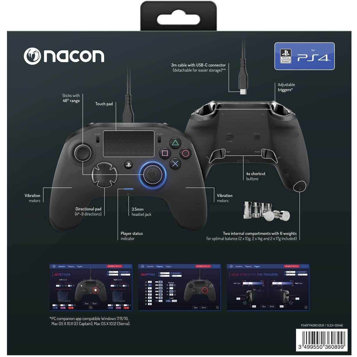 Nacon Revolution Pro Controller 2 for PS4 - Black