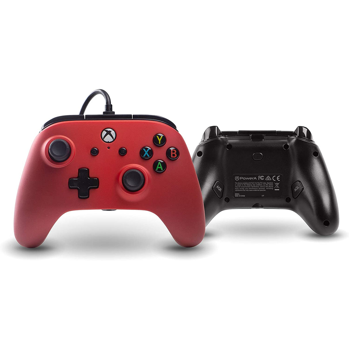 POWER A Enhanced Xbox One Wired Controller - Crimson Fade