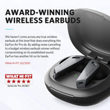 EarFun Air Pro Hybrid Active Noise Cancelling, Bluetooth 5.0 Wireless Headphones with 6 Mics ENC, Stereo Deep Bass, 32H Play Time with USB-C Charge