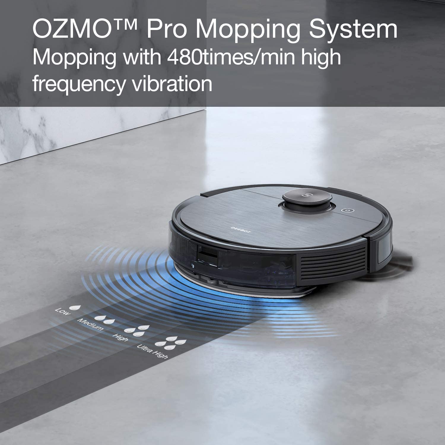 Ecovacs DEEBOT OZMO T8 AIVI Robot Vacuum Cleaner