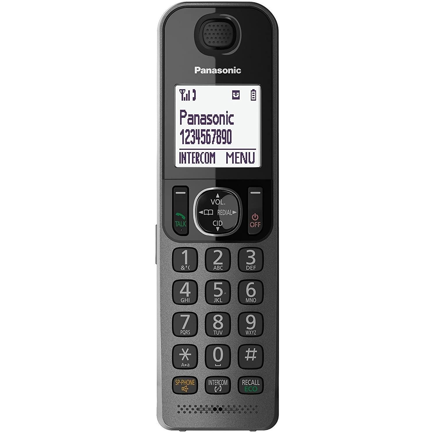 Panasonic KX-TGFA30EM Additional Cordless Telephone for KX-TGF320, Black