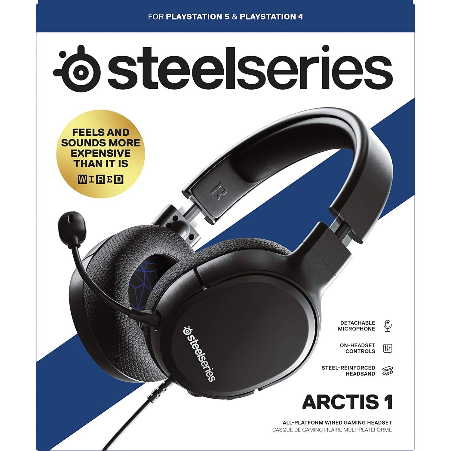 SteelSeries Arctis 1 For PlayStation - Black - Refurbished Good