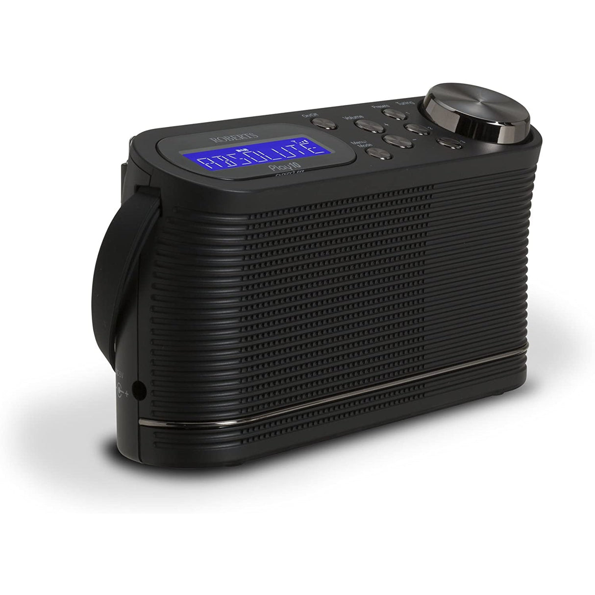 Roberts Radio Play10 DAB/DAB+/FM Digital Radio, Black - Refurbished Excellent - NO PSU