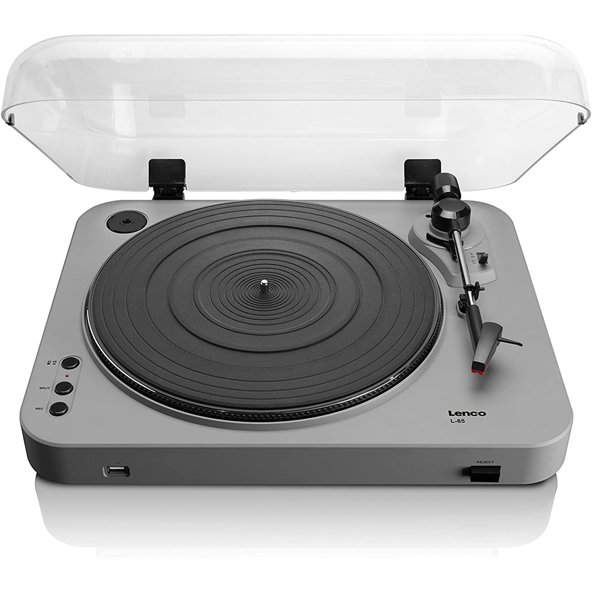 Lenco L-85 Belt Drive Turntable with Integrated Stereo Pre-Amplifier
