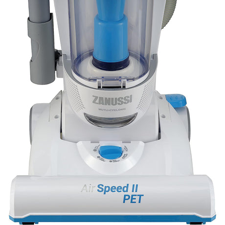 Zanussi ZAN2021PT Upright Bagless Vacuum Cleaner - White / Blue