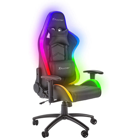 X Rocker Bravo LED RGB PC Gaming Chair - DAMAGED PLASTICS