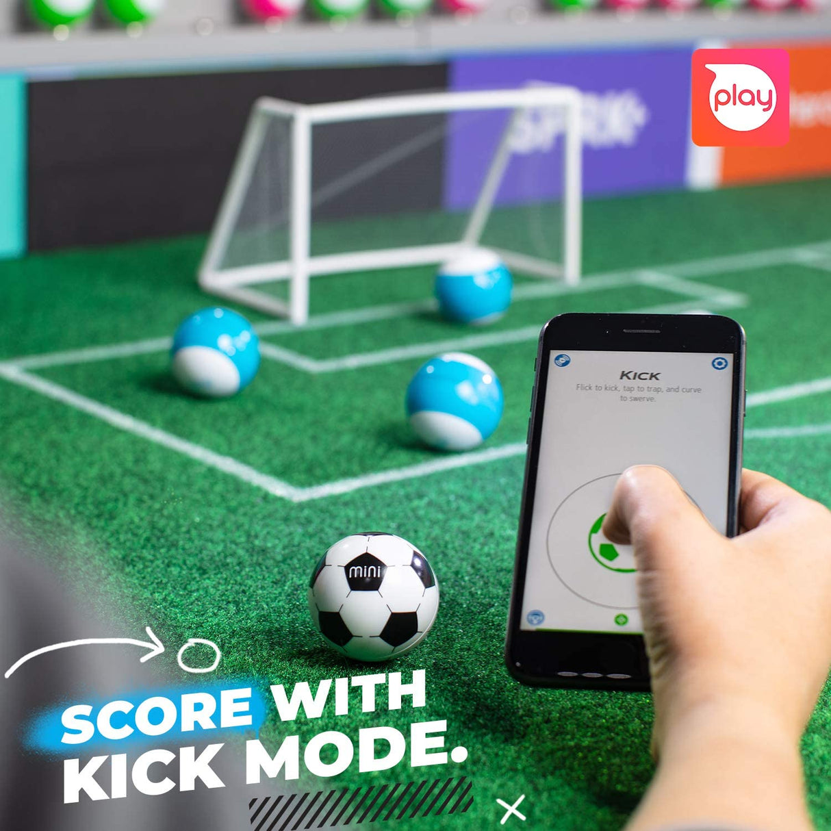 Sphero Mini Soccer: App-Controlled Robot Ball,STEM Learning & Coding Toy