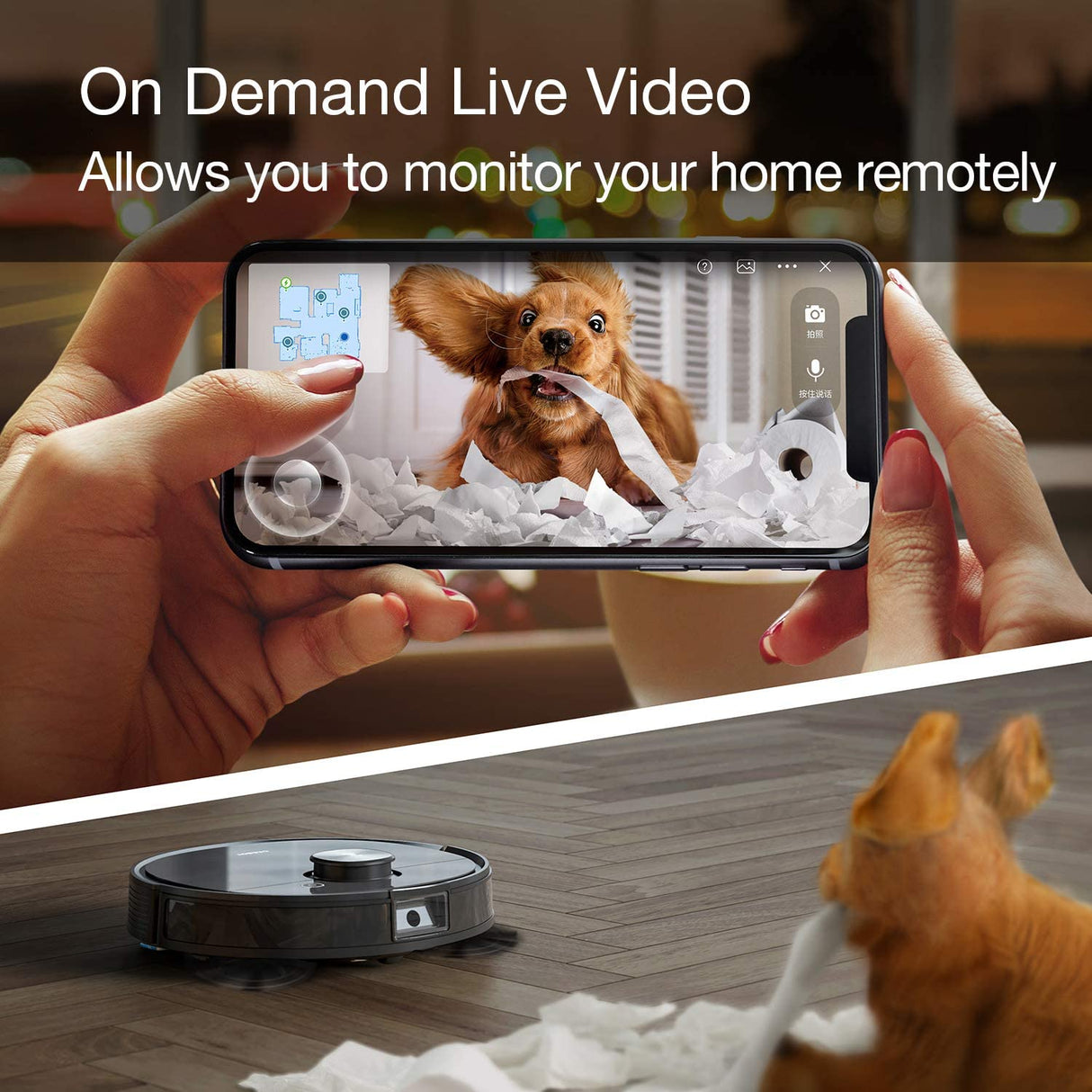 Ecovacs DEEBOT OZMO T8 AIVI Robot Vacuum Cleaner