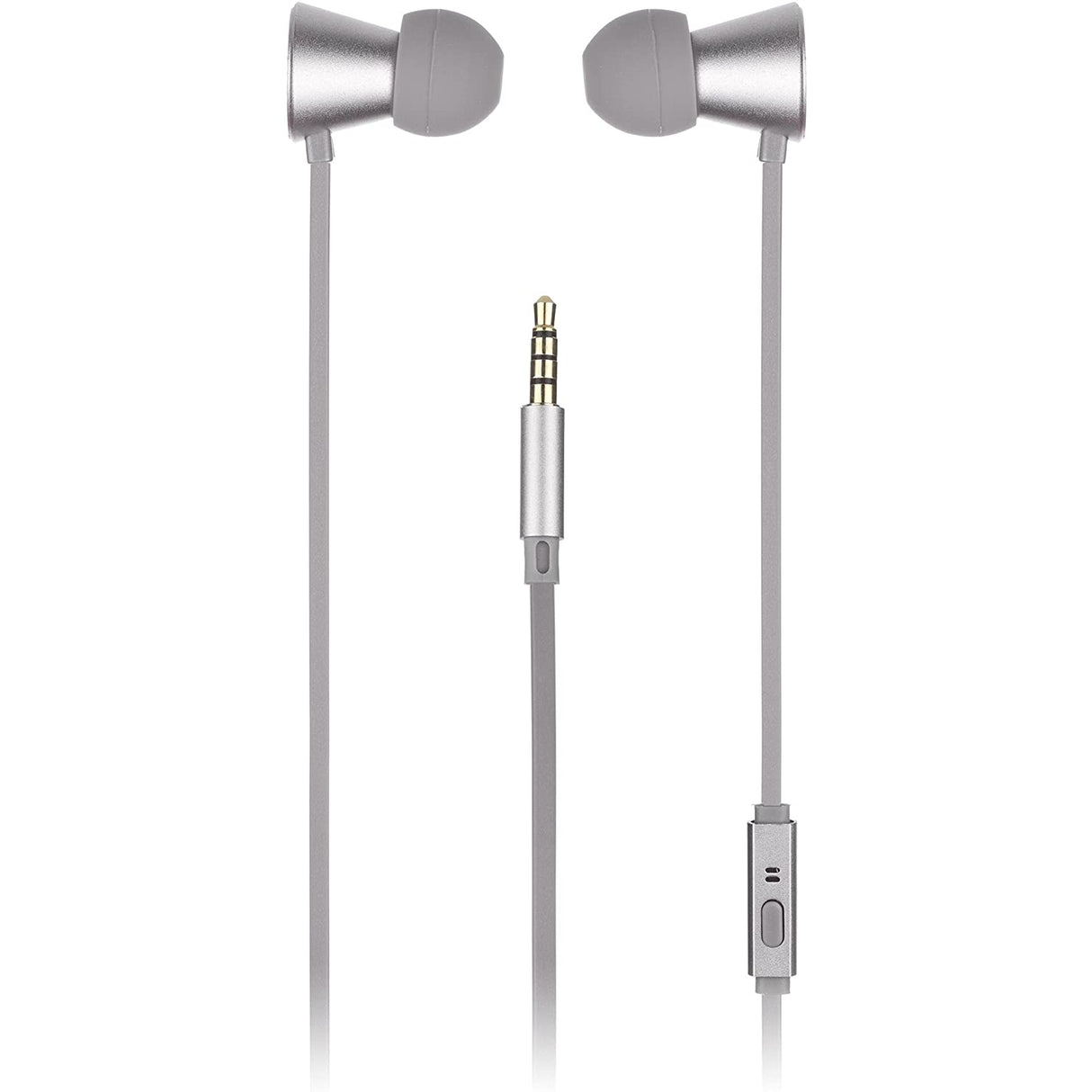 KitSound Metallics In-Ear Headphone for Smartphones and Tablets, Gun Metal