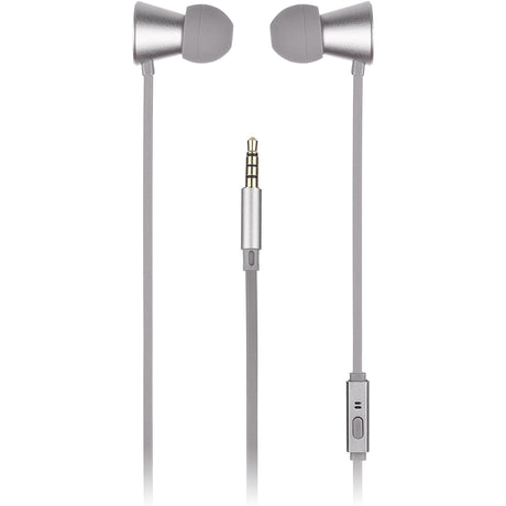 KitSound Metallics In-Ear Headphone for Smartphones and Tablets, Gun Metal
