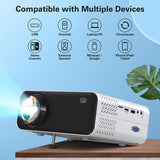 Projector, WiFi Mini Projector Portable, Samzuy 1080P