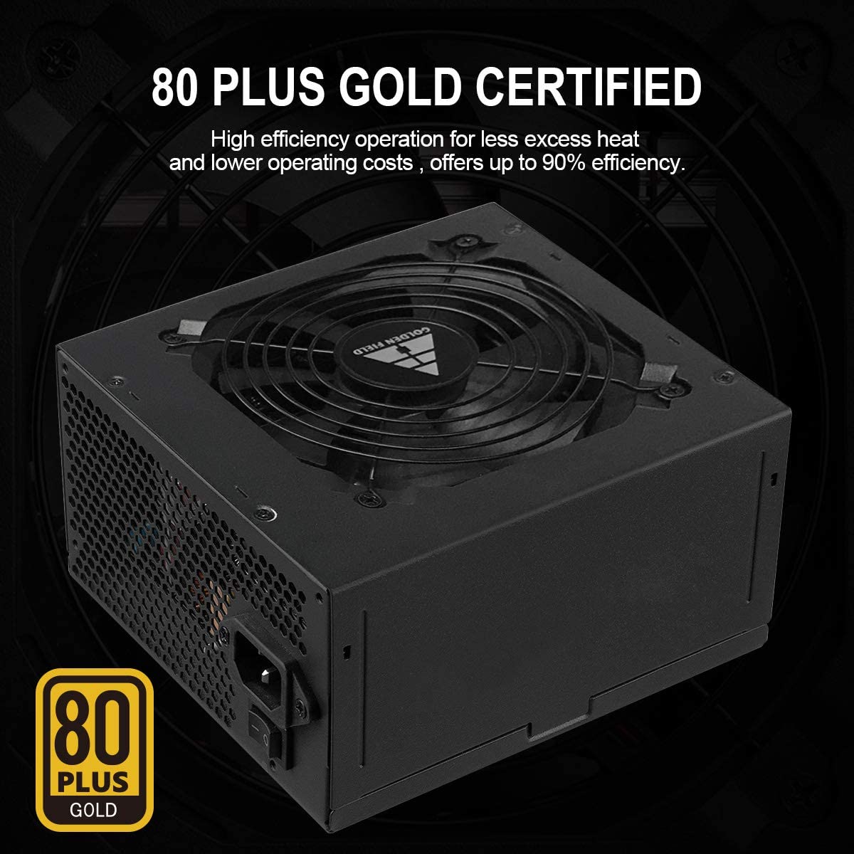 Golden Field GPG 80+ Gold 850W PC Power Supply Unit