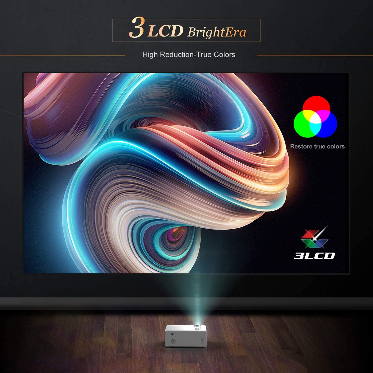 YABER Y61 Mini Wi-Fi Projector