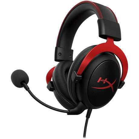 HyperX Cloud II 7.1 Virtual Surround Sound Gaming Headset- Red