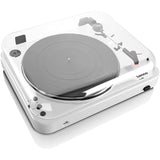 Lenco L-85 Belt Drive Turntable with Integrated Stereo Pre-Amplifier