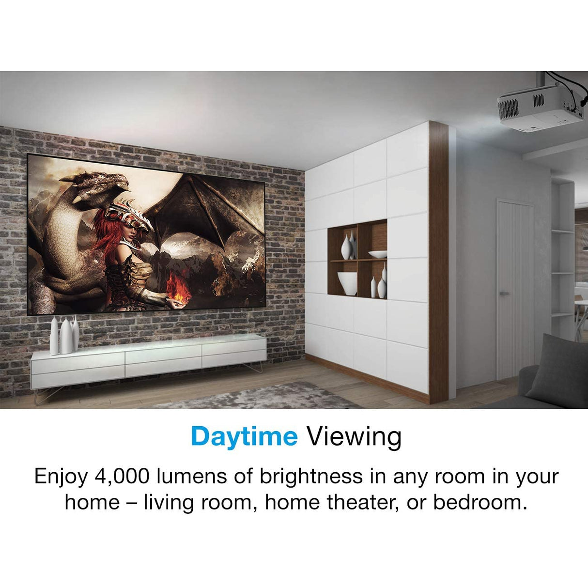 Optoma UHD38 4K Home Cinema Projector - White