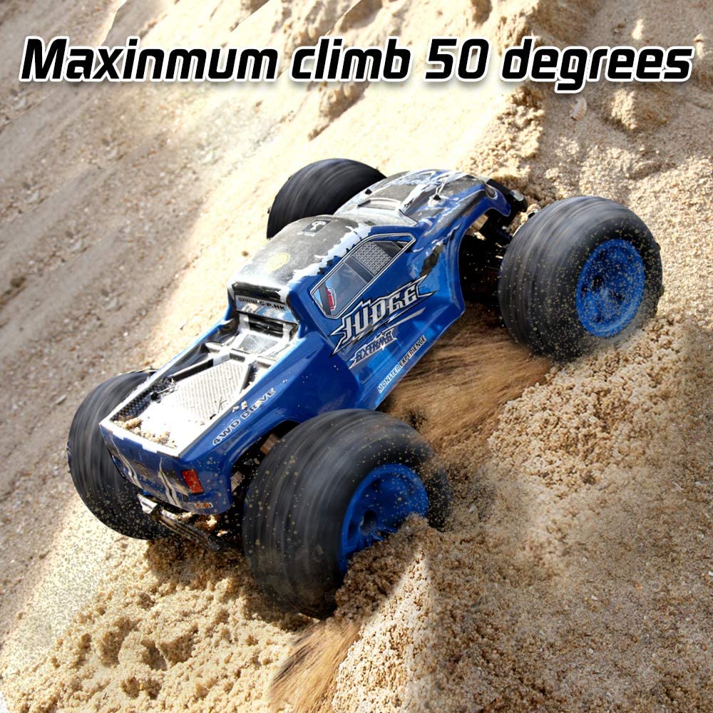 Soyee RC Cars 1:10 Scale RTR 46km/h High Speed Remote Control Car All Terrain Hobby Grade 4WD Off-Road Waterproof Monster Truck