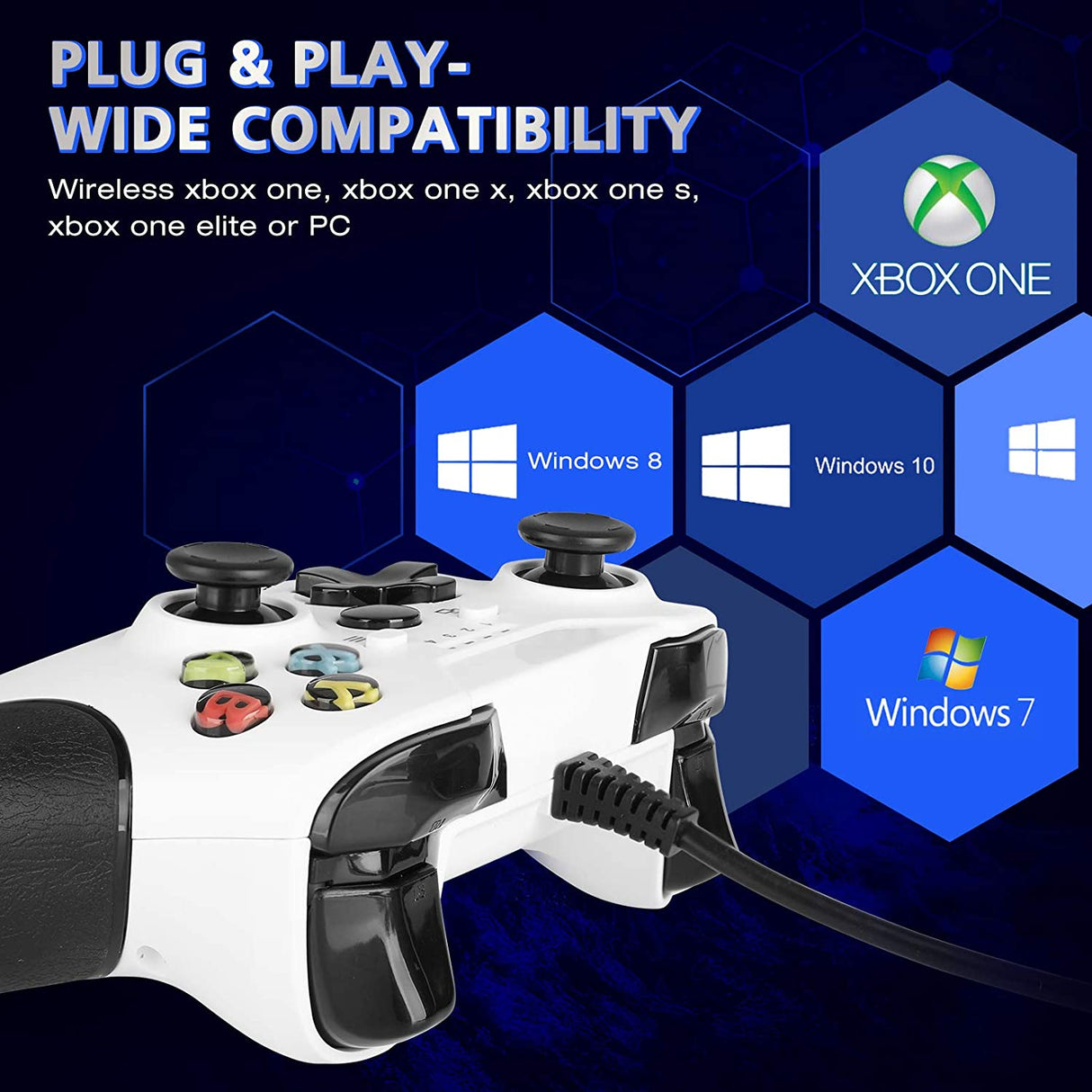 PDP Xbox One Wired Controller - White