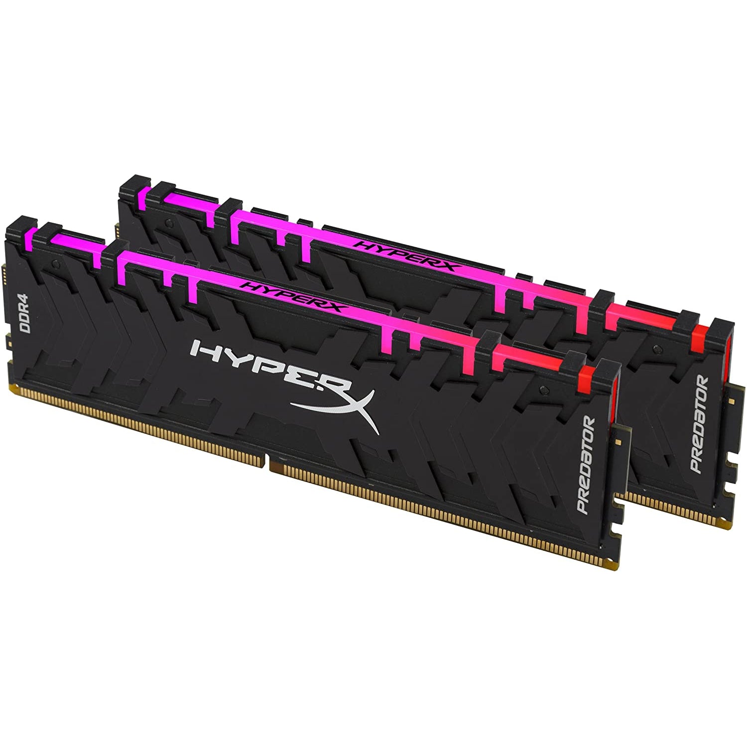 HyperX Predator HX432C16PB3AK2/16 Memory 3200 MHz DDR4 CL16 DIMM XMP 16 GB (2x8 GB) RGB , Black