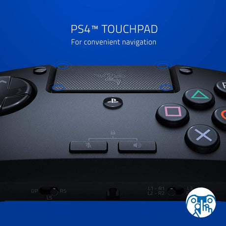 RAZER Raion: Fightpad for PS4 and PS5, Arcade Fightpad - Black