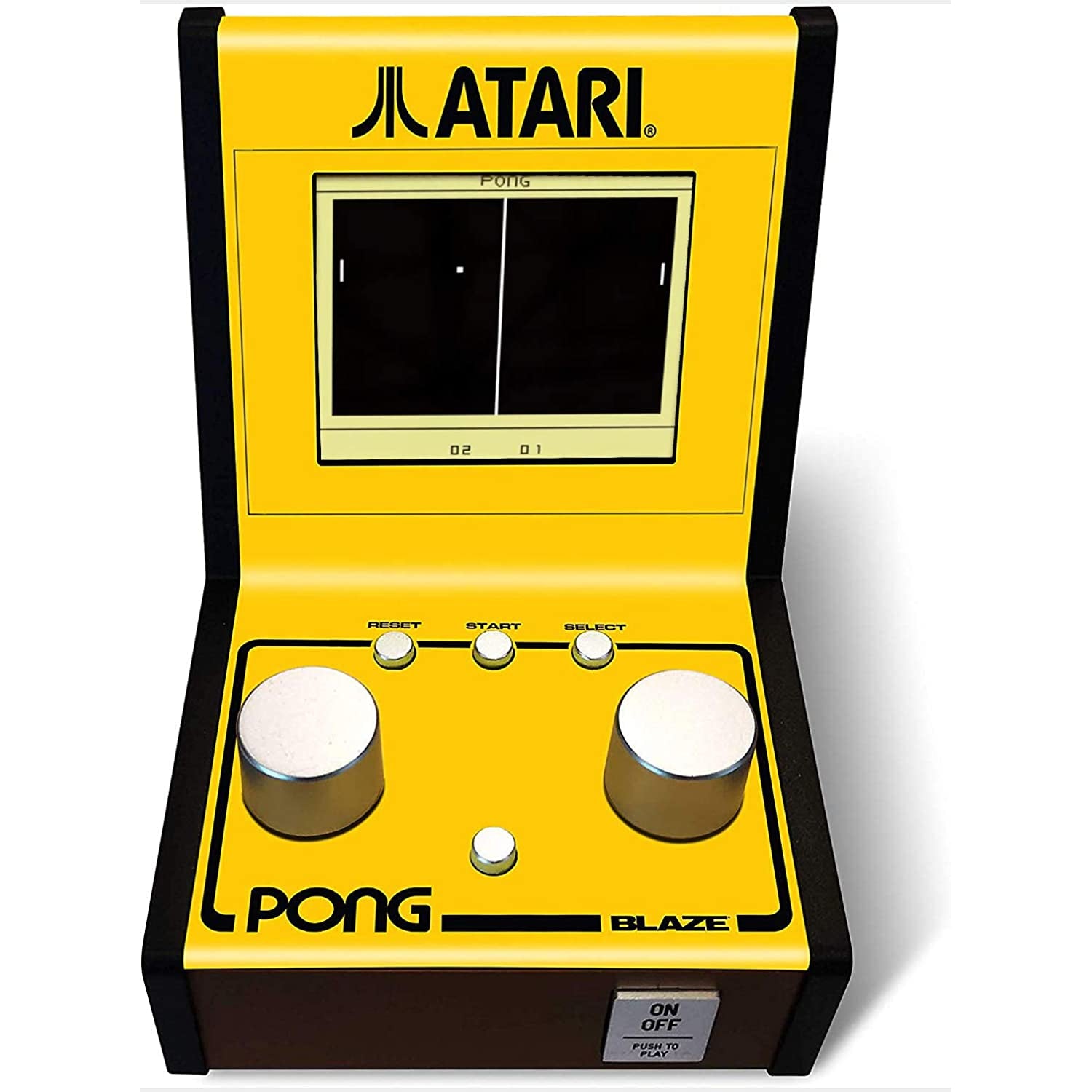 Atari Pong Mini Arcade with Full Colour 2.8" Display (with 12 retro games)