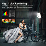 LED Video Light, Pixel 120W 5600K Bowens Mount Continuous Lighting with Remote Control for Studio Photography Video Recording Shooting