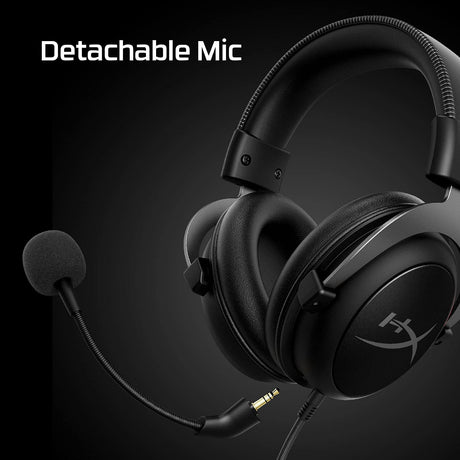 HyperX Cloud II 7.1 Virtual Surround Sound Computer Headset with Advanced USB Audio Control Box - Gunmetal Black