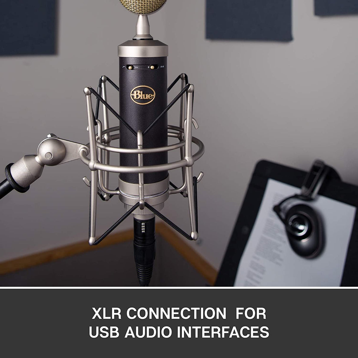 Blue Baby Bottle SL Microphone - Black
