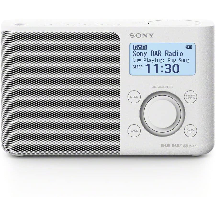 Sony XDR-S61D Portable DAB/DAB+/FM Digital Radio - White