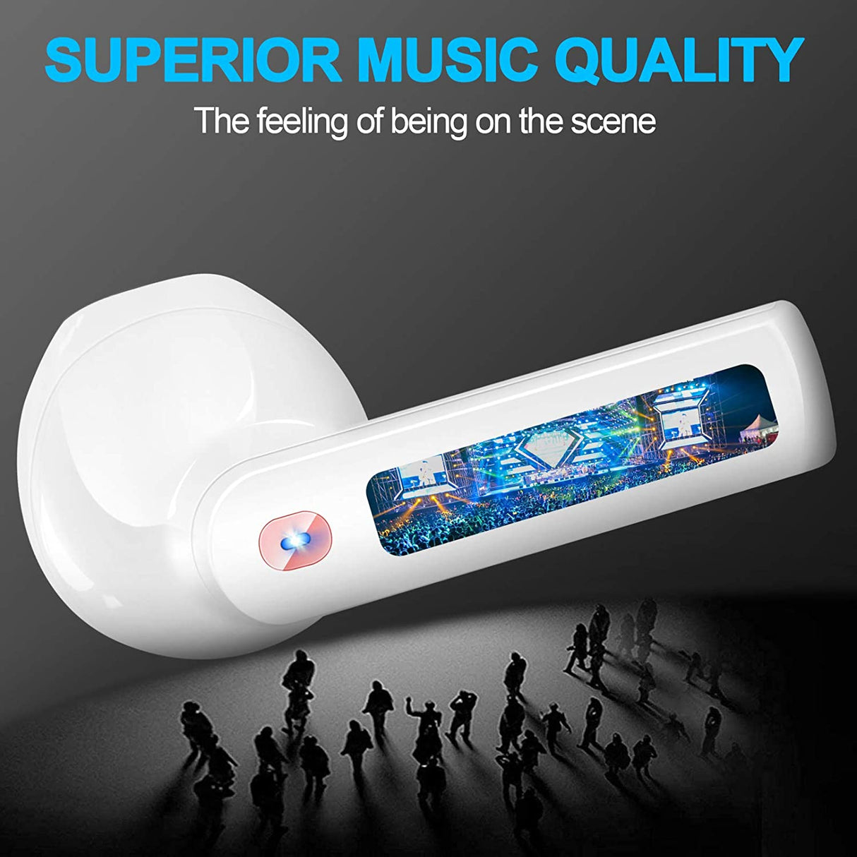Yobola Wireless IPX5 Waterproof Wireless Earphones