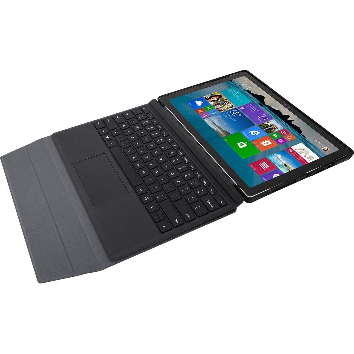 Targus Folio Wrap Case and Stand for Microsoft Surface Pro 4 THZ618GL - Black