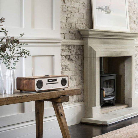 Ruark Audio R4 mk3 Home Audio System (DAB+ / CD / Bluetooth), Walnut