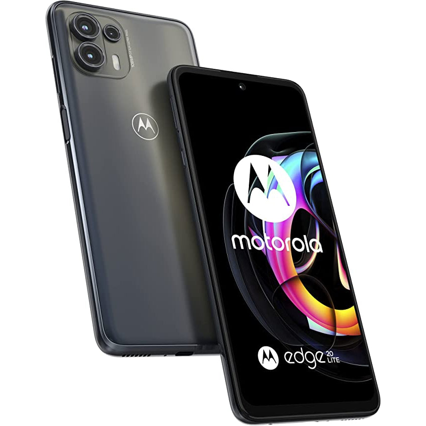 Motorola Edge 20 Lite 128GB Unlocked Smartphone - Electric Graphite - Refurbished Good