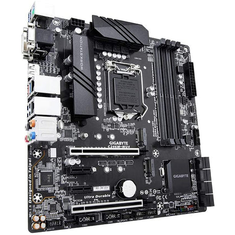 GIGABYTE C246M-WU4 Intel XEON Micro-ATX Server Motherboard