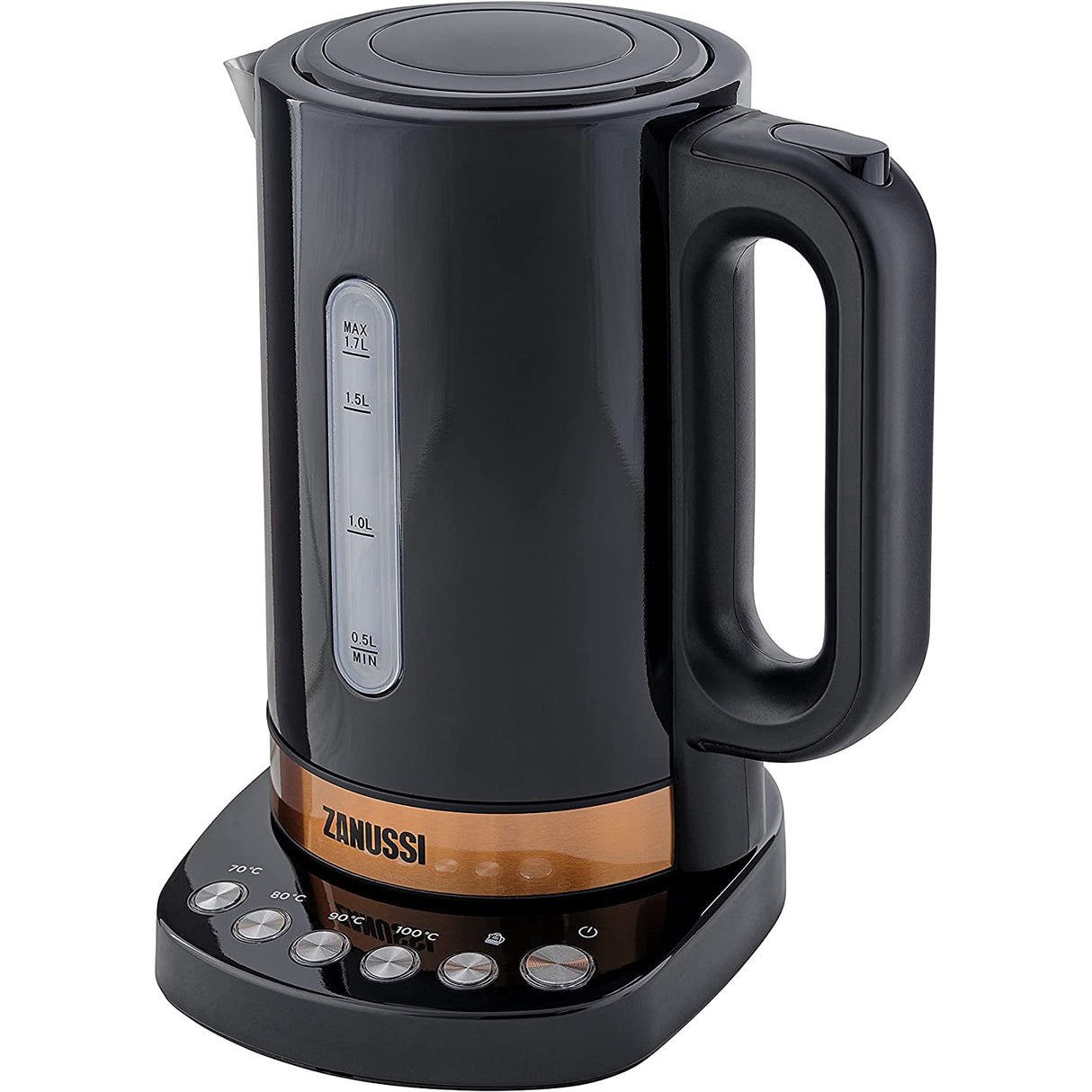 Zanussi ZEK-1290D-BK Digital Cordless Kettle 1.7L - Black