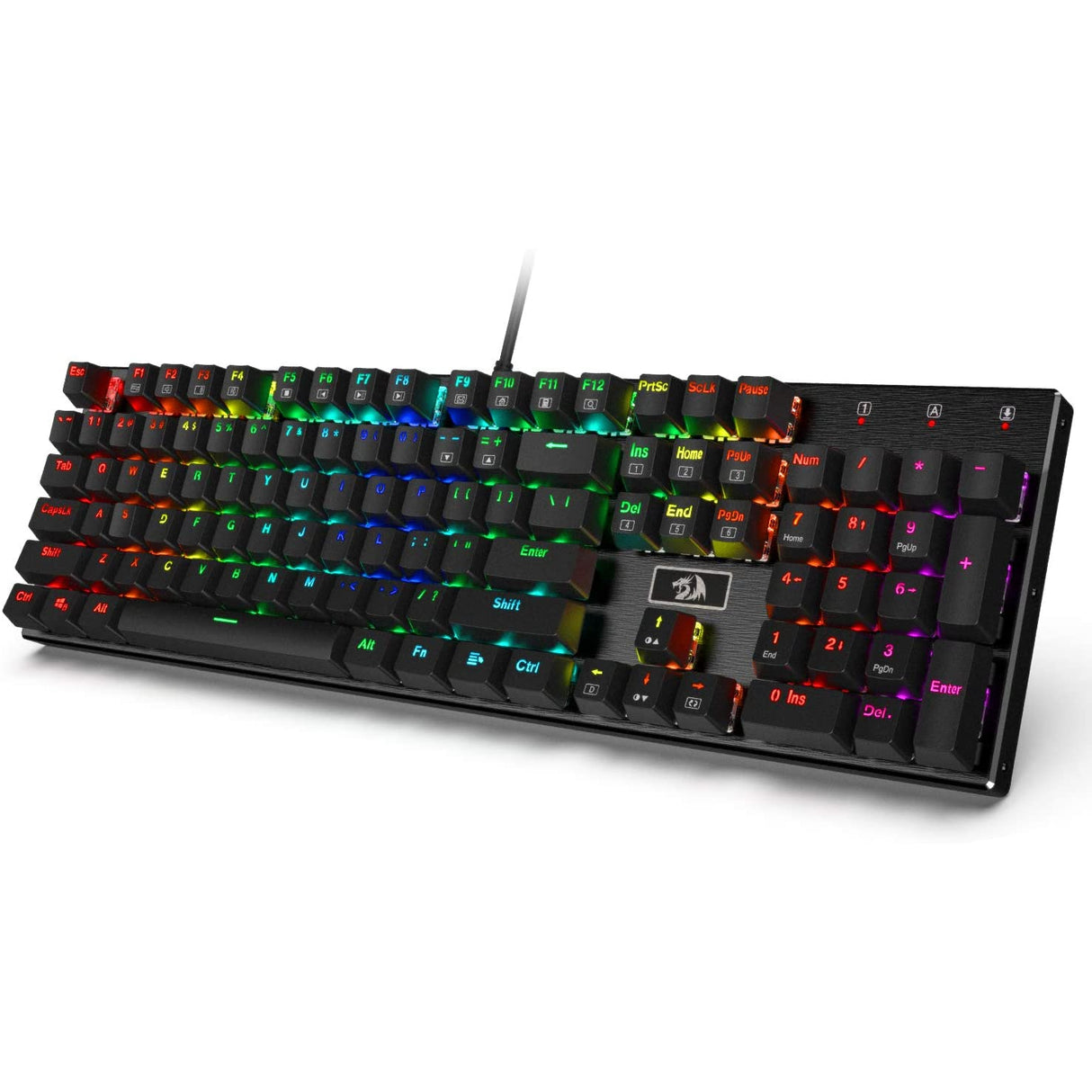 Redragon K556 RGB LED Backlit Wired Mechanical Gaming Keyboard