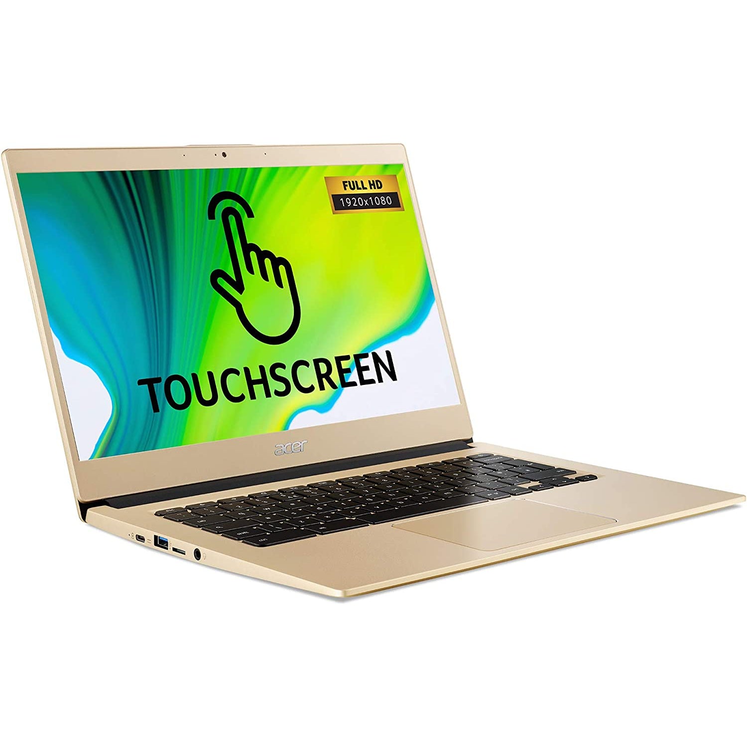 Acer Chromebook CB514-1HT-P95B 14" Laptop, Intel Pentium, 4GB, 128GB, Gold
