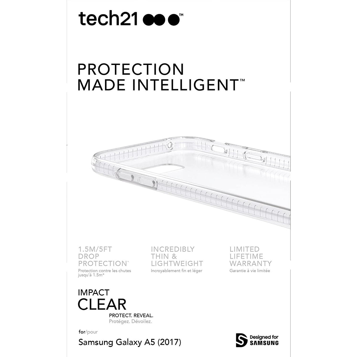 Tech21 Impact Clear Case for Samsung Galaxy A5 (2017)