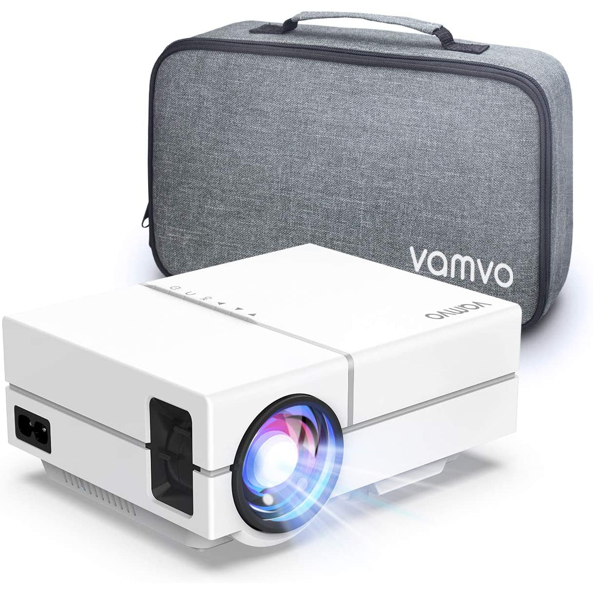 Vamvo L4500 Home Mini Portable Projector - White