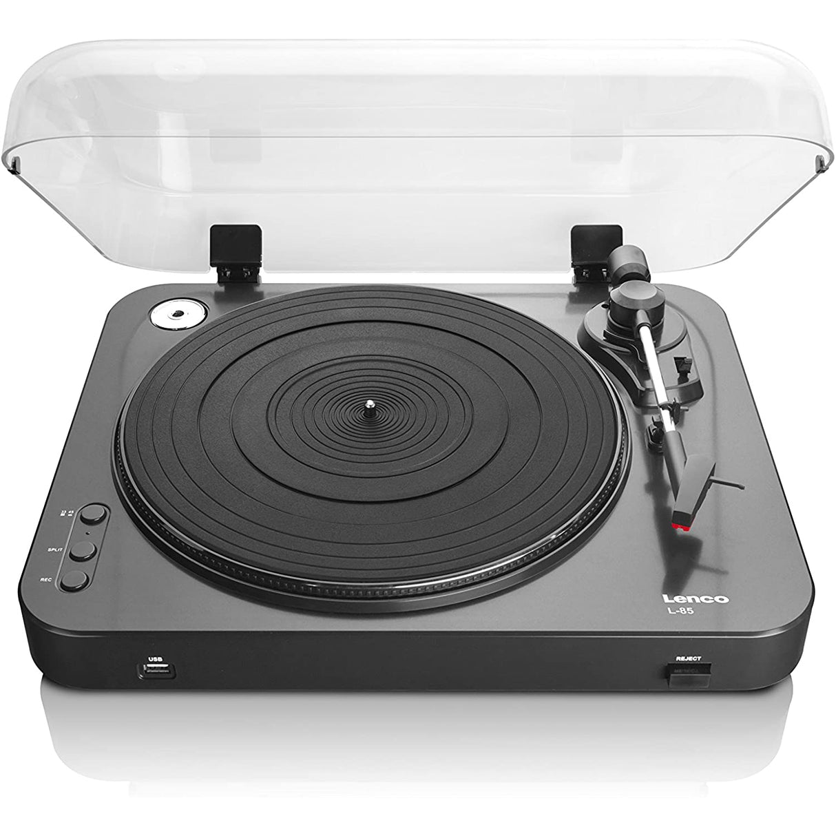 Lenco L-85 Belt Drive Turntable with Integrated Stereo Pre-Amplifier