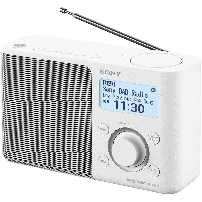 Sony XDR-S61D Portable DAB/DAB+/FM Digital Radio - White