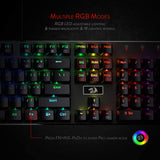 Redragon K556 RGB LED Backlit Wired Mechanical Gaming Keyboard